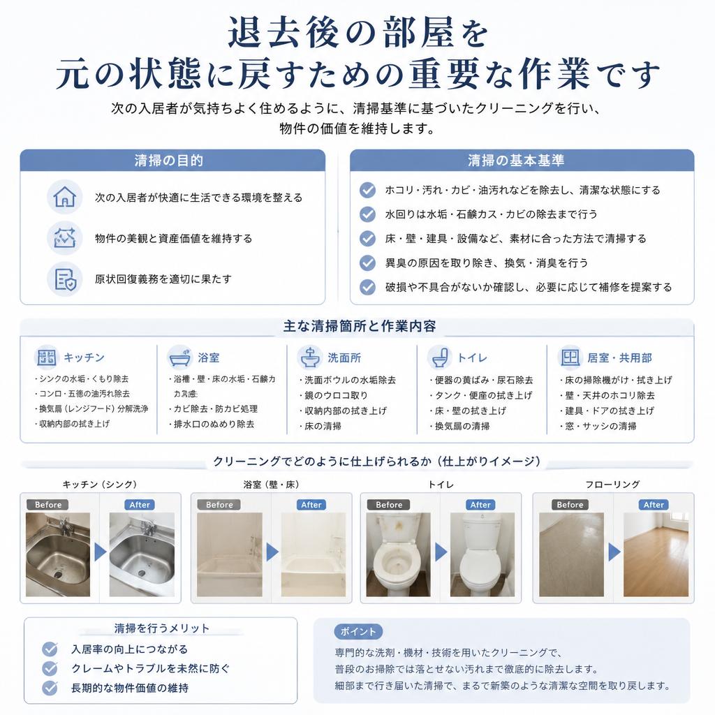 退去後の原状回復