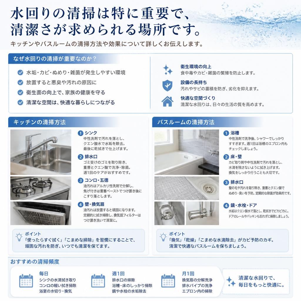 水回り清掃の必要性