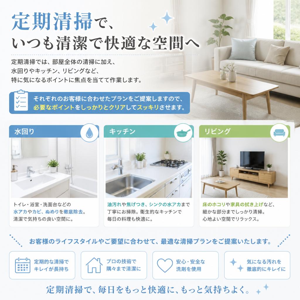 清掃内容の詳細