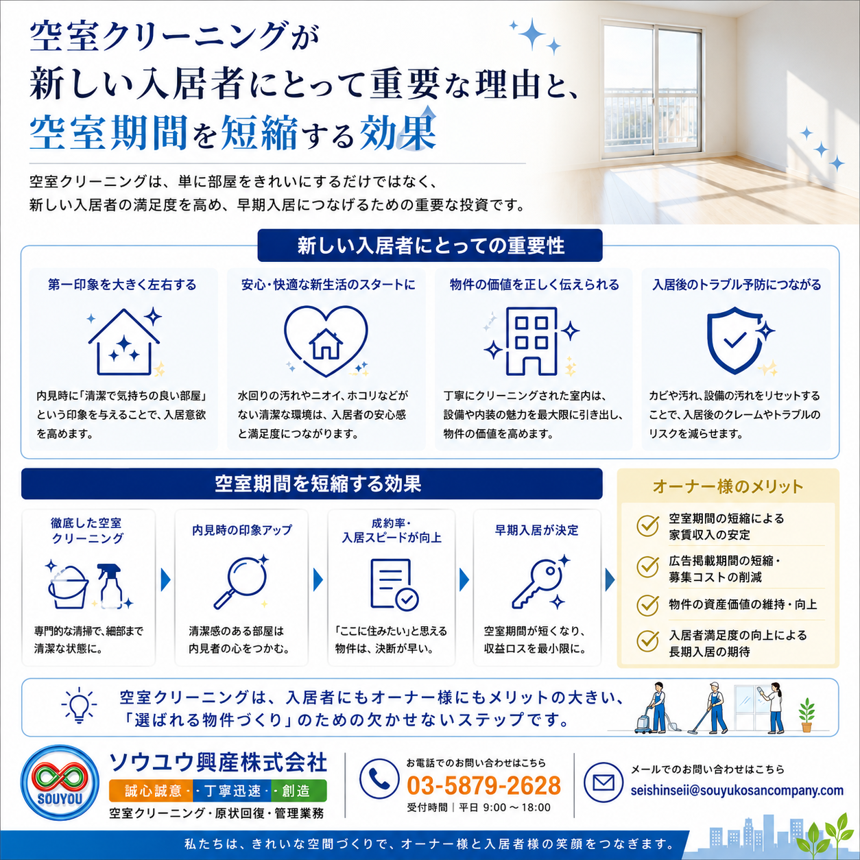 2. 空室クリーニングの重要性