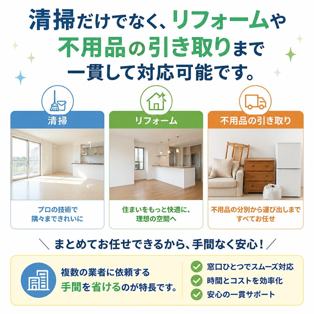 総合的なクリーニングサービス