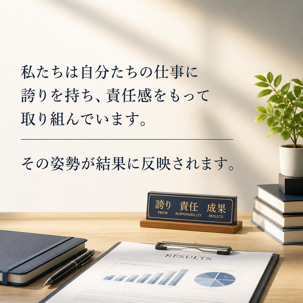 2. 誇りと責任感
