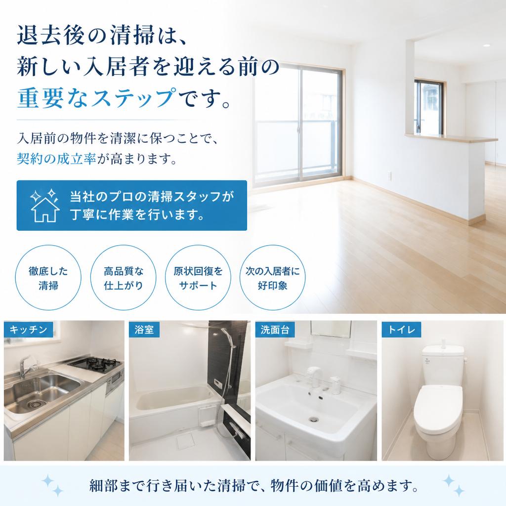 退去後清掃の重要性